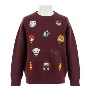 Harry Potter Embroidered Sweater Adult  XS